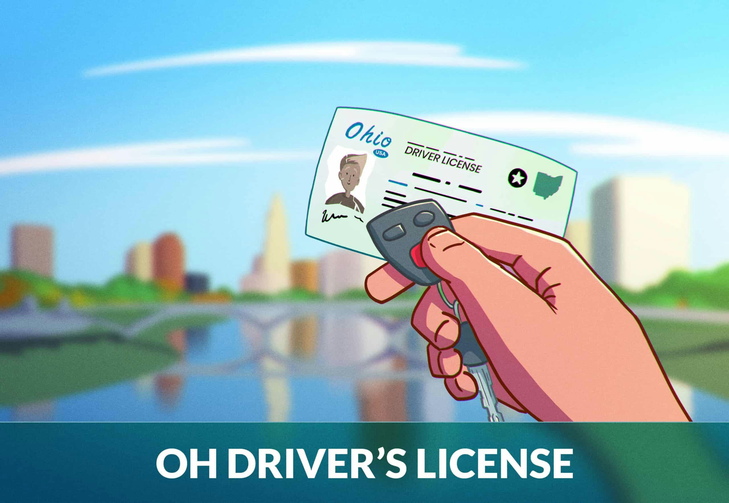 driver license test ohio in arabic