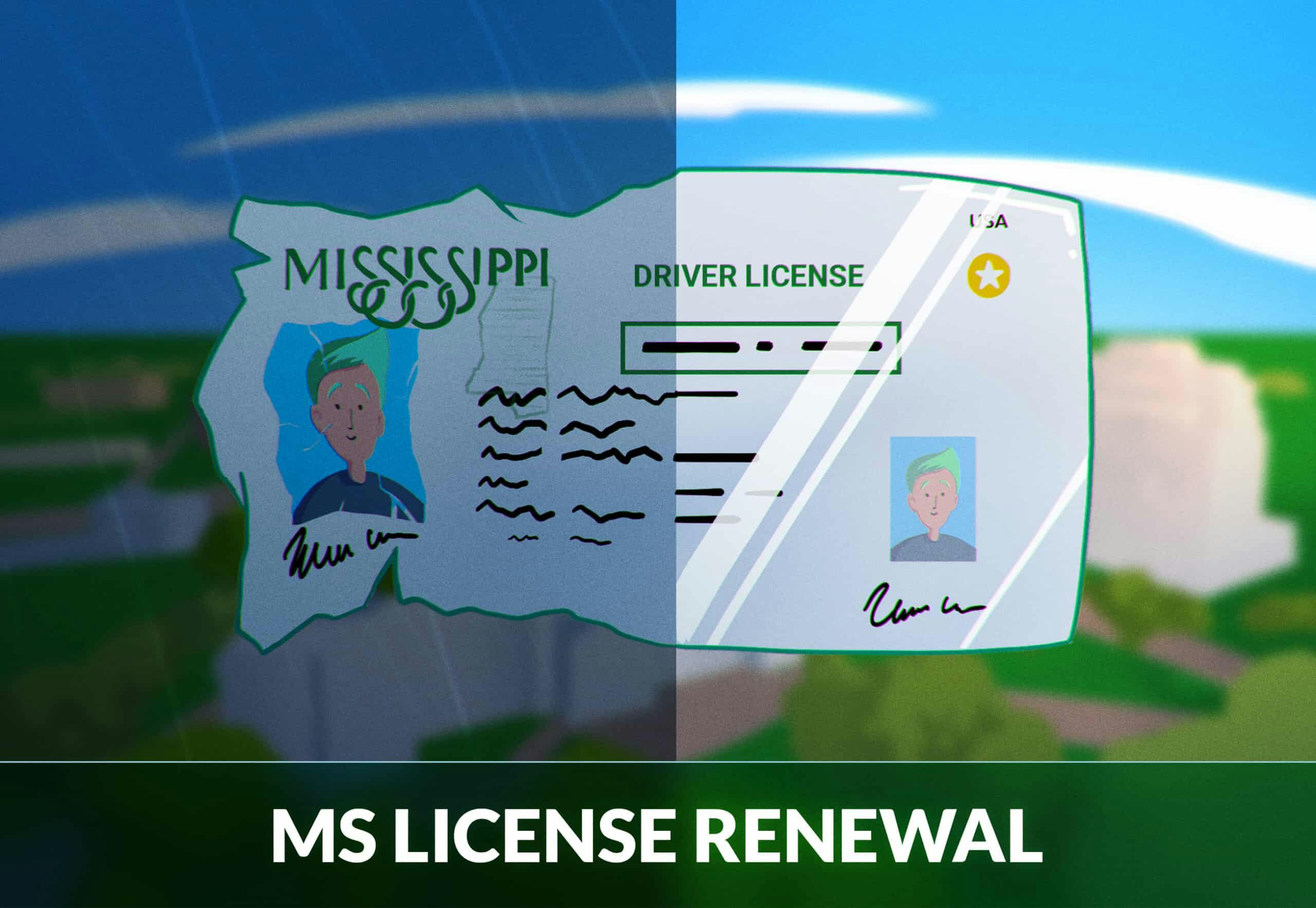 free mississippi drivers license template